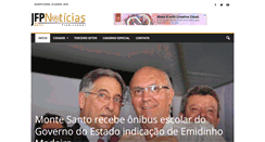 Desktop Screenshot of jfpnoticias.com.br
